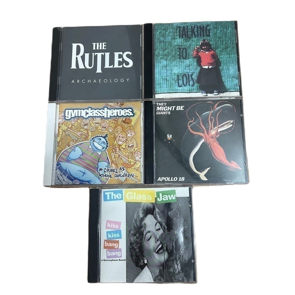Vintage Alternative CD Bundle 90s Y2K Rutles Gym Class Heroes Might Be Giants